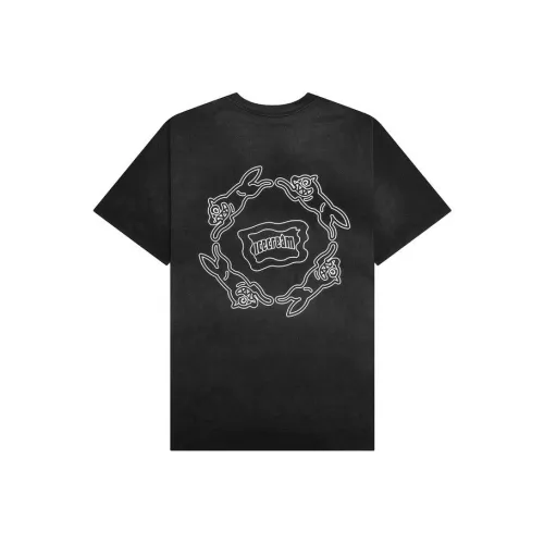 Мороженое Черный Унисекс Футболки