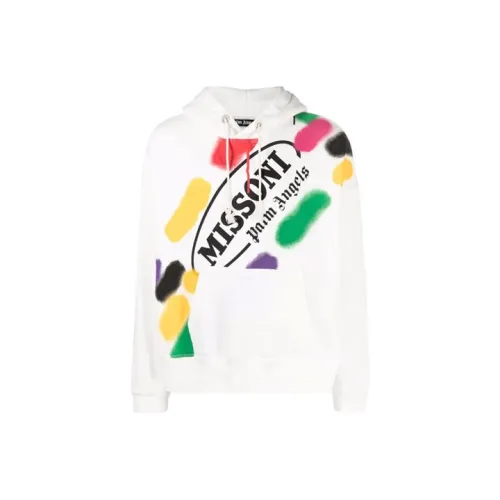 PALM ANGELS Белый Мужской Свитшот