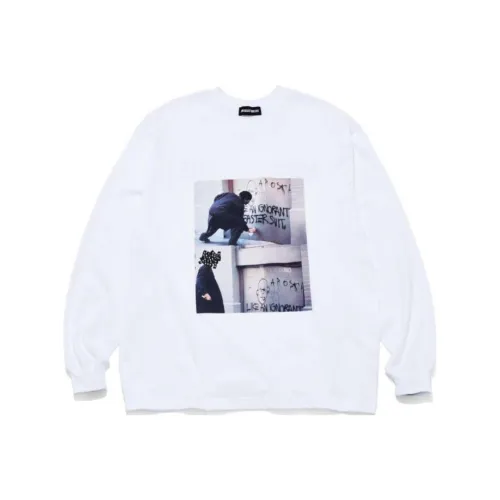 GOD SELECTION XXX CO-BRAND Белая Мужская T-Рубашка