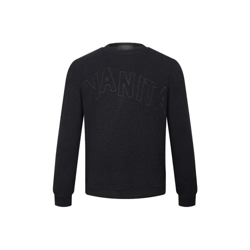 BOINIGAN VANITA x Chito Круглый вырез Стандартный Толстовка Зимний Мужской Черный