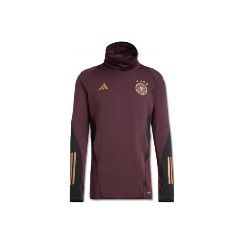 Adidas Темный каштановый мужской свитшот