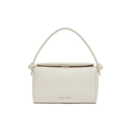 CHARLES KEITH ПУ (полиуретан) FUDGE Пакеты Сумка Маленькая Женская Кремово-Молочный Белый Масляный Желтый Морская Соль Синий