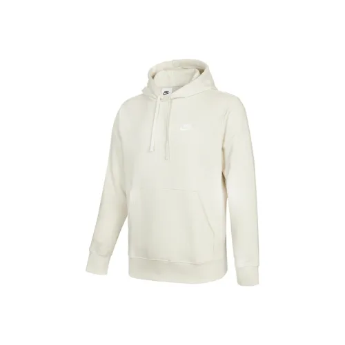 Nike Слоновая кость Мужские Толстовки