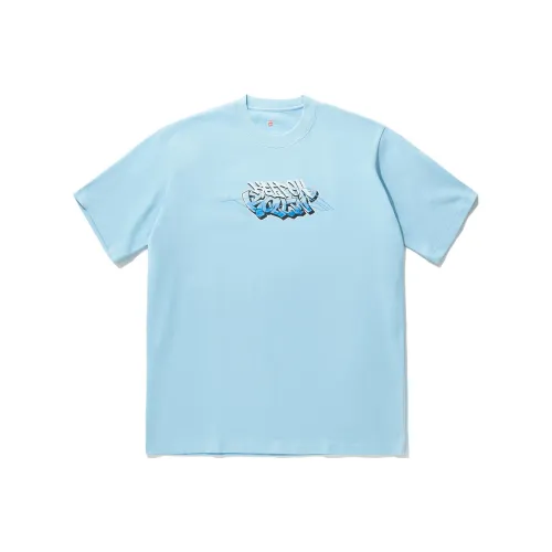 LINING Небесно-голубой Унисекс Футболка