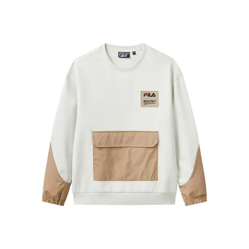 FILA Цвет желтого гардении Мужские Свитшоты