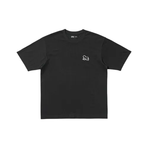 UNIQLO x Keith Haring SS25 T-Shirt Unisex Black UNIQLO x Keith Haring SS25 Т-Рубашка Унисекс Черная