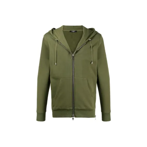 BALMAIN Зеленый Мужской Свитшот