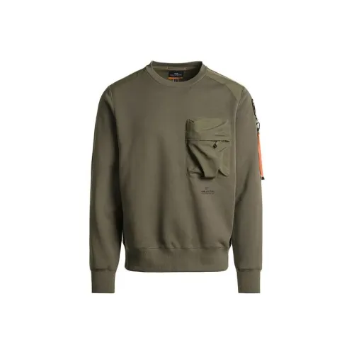 PARAJUMPERS Тауповый Мужской Свитшот