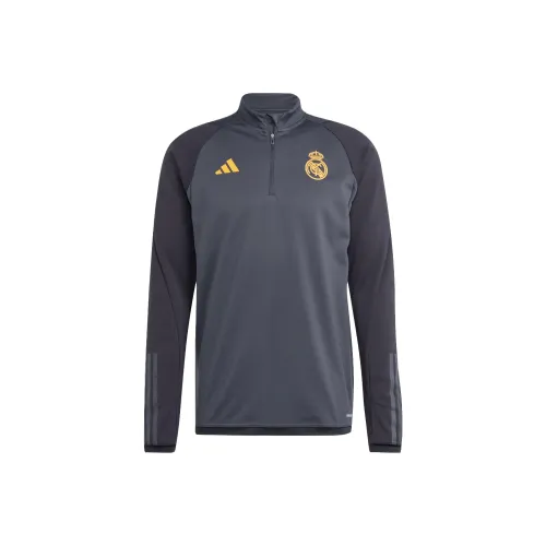 Adidas Real Madrid Real Madrid TIRO 23 Топ Толстовка Мужской Угольный Черный