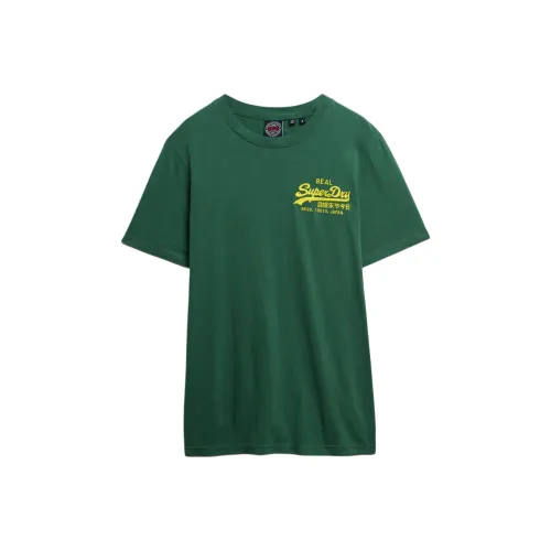 SUPERDRY Зеленые Мужские Футболки