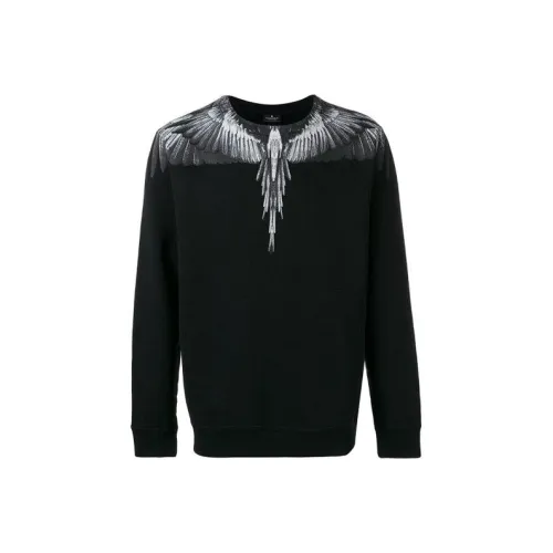 MARCELO BURLON Черные Мужские Свитшоты