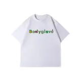 Белый, зеленый, с принтом