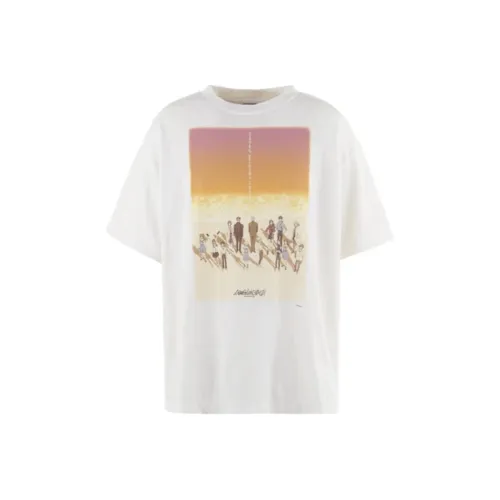 SAINT Mxxxxxx EVA X GEEKS RULE Collaboration Апельсин Унисекс Футболка