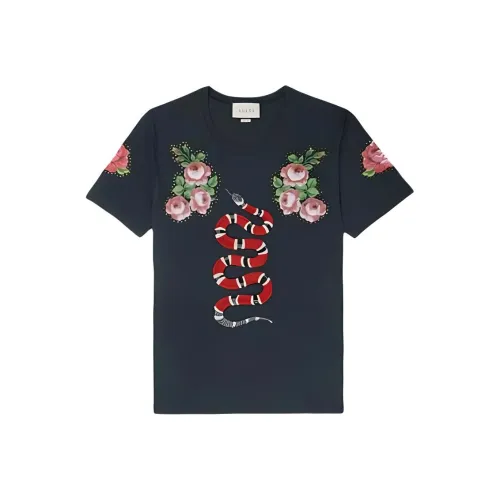 GUCCI Мужские черные футболки