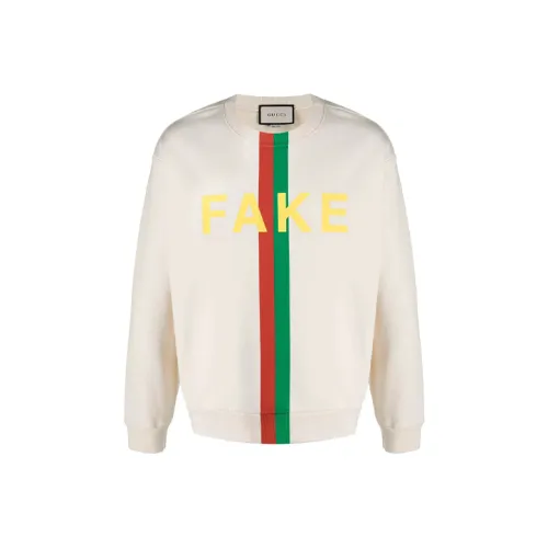 GUCCI Белый Мужской Свитшот