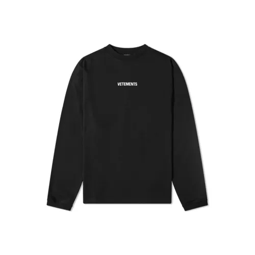 Vetements Черный Унисекс Свитшоты