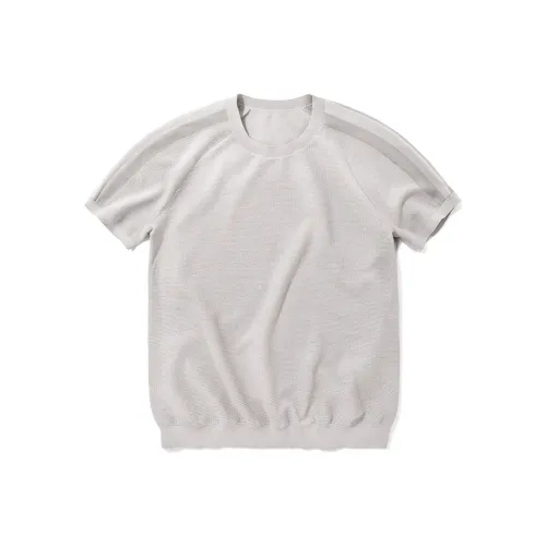 Mr.Bu Туманно-серый Мужская T-рубашка