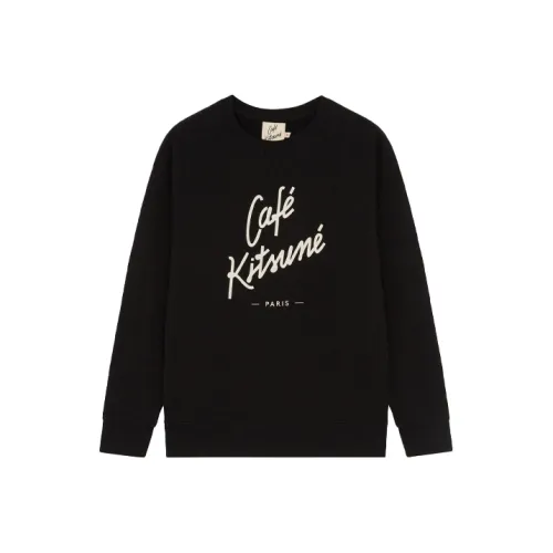 Maison Kitsune Черный Унисекс Свитшоты