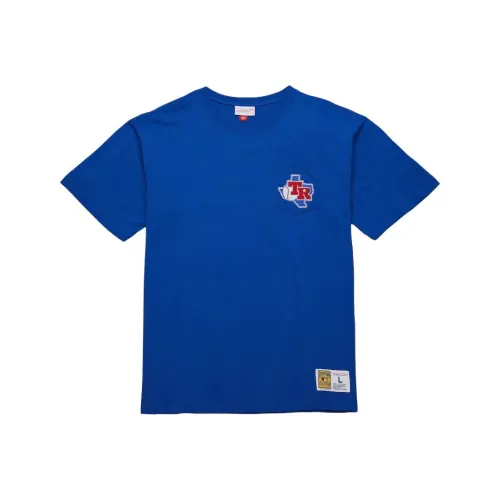 MITCHELL NESS x MLB Base Logo T-Shirt Мужская Королевский Синий