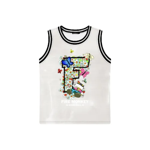FireMonkey Топ без рукавов Унисекс Белый