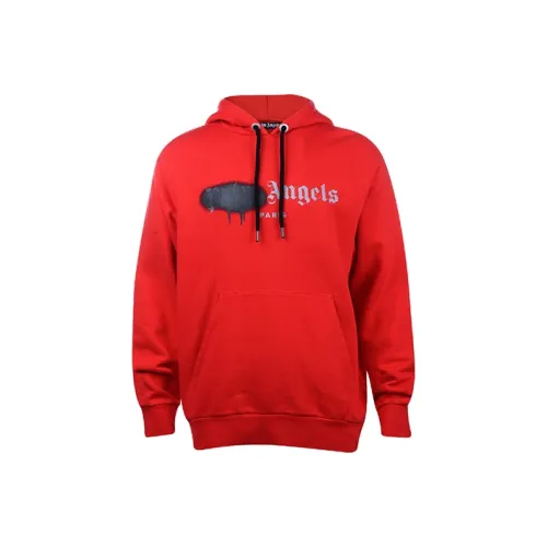 PALM ANGELS Red Men's Sweatshirts PALM ANGELS Красный Мужские Толстовки