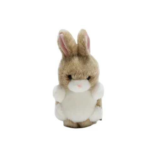 TAKENOKO Animal Collection Cute Bunny Брелок Кукла Плюшевая Подвеска 12 см Рекомендуемый рост Светлый Кофейный