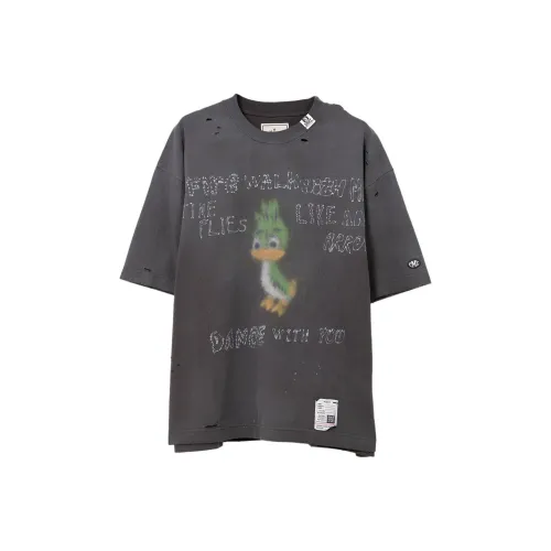 Maison Mihara Yasuhiro Черные Мужские Рубашки
