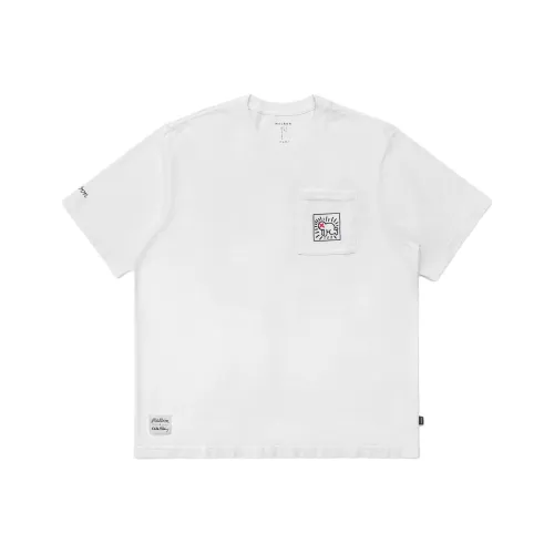 Malbon Golf T-Shirt Мужской Белый