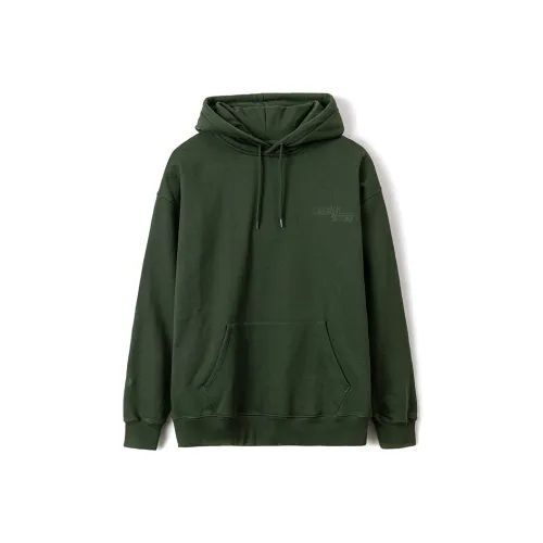 Volcom С капюшоном Стандартный Свитшот Унисекс Зеленый