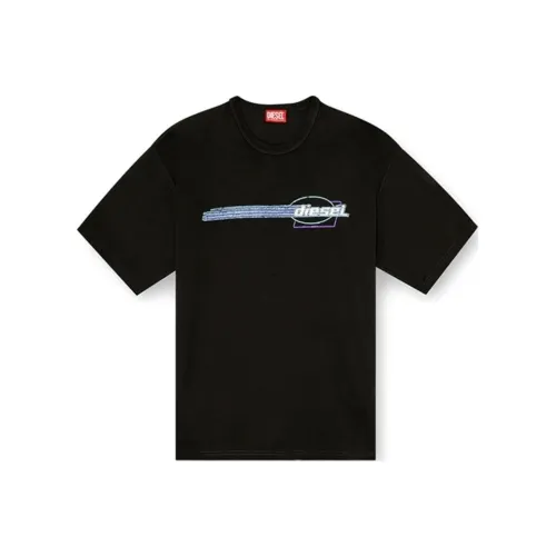 DIESEL SS25 T-Shirt Мужской Черный