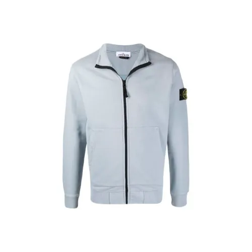 Stone Island Светло-Синие Мужские Толстовки