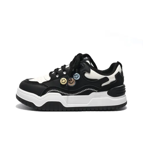 Dawei's House Slip-resistant Shock Absorbers Low Top Скейтборд Кроссовки Женские Черные