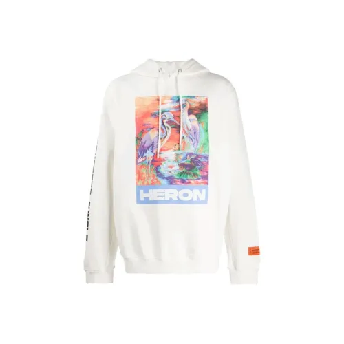 HERON PRESTON Белый Мужской Свитшот
