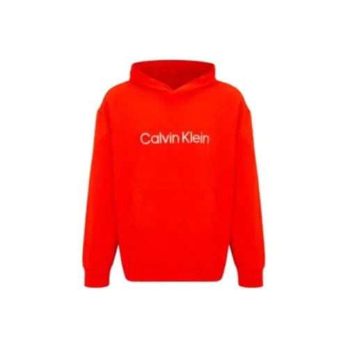 CALVIN KLEIN Simple Collection Толстовка Мужской Медный Апельсин