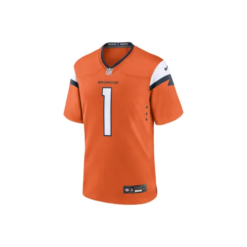 nike x NFL Bo Nix Denver Broncos T-Shirt Мужская Апельсиновая