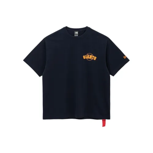 New Era Синий Унисекс Футболка