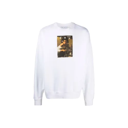 Off Белый FW21 Белый Мужские Толстовки