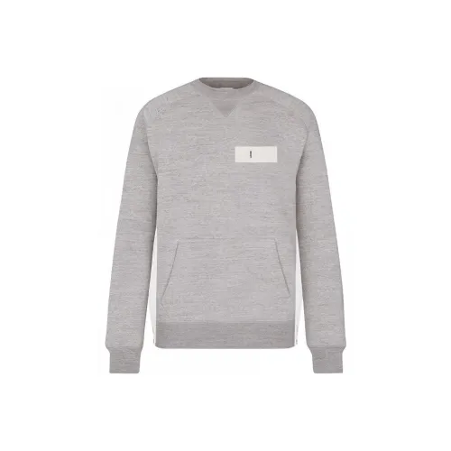 DIOR Quarterly New Products Серый Мужской Свитшот