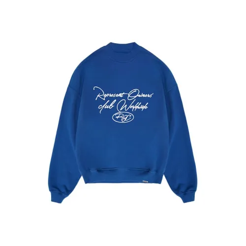 REPRESENT Королевский синий Мужские Свитшоты