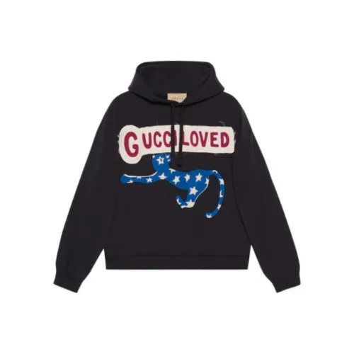 GUCCI SS23 Толстовка Мужской Черный