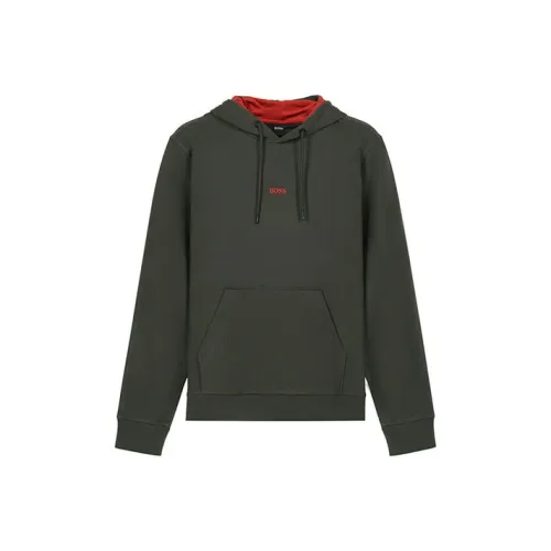 Hugo Boss SS21 Толстовка Мужская Армейский Зеленый