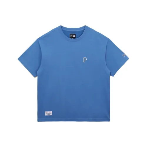 New Era Синий Унисекс Футболка