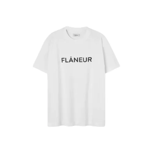 Flaneur Homme Белый Мужской T-Рубашки