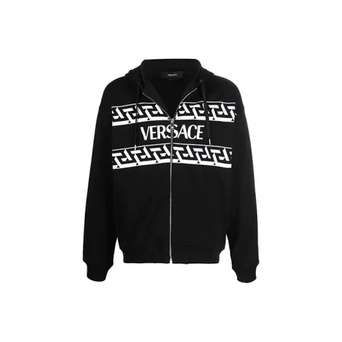 VERSACE Мужские черные свитшоты