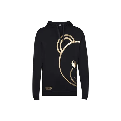 MOSCHINO Мужские черные свитшоты