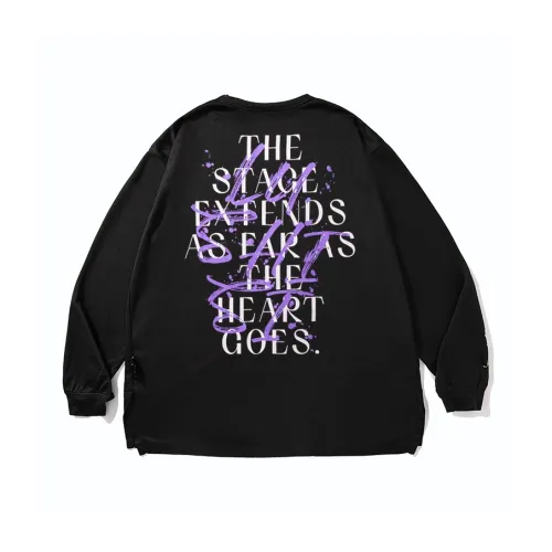 LUSHISI Черная унисекс футболка