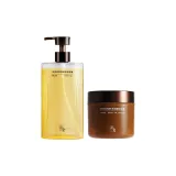 Масло для ванны "Пробуждение" с персиком, 300 мл + Скраб "Эбеновая сосна"