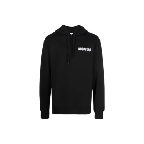 MOSCHINO Мужские черные свитшоты