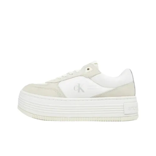 CKJ CALVIN KLEIN JEANS Низкие кроссовки для скейтбординга женские бежевые