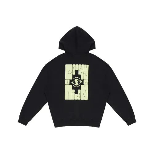 MARCELO BURLON Черный Лайм Мужские Толстовки